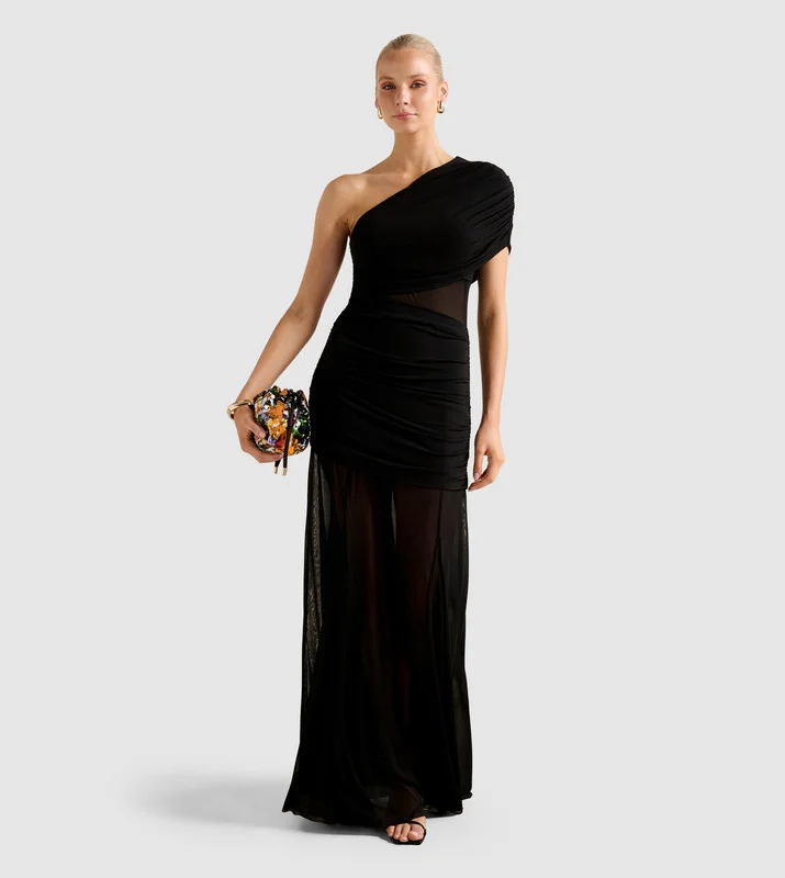 forever new HARLEY One-Shoulder Jersey Maxi Dress
